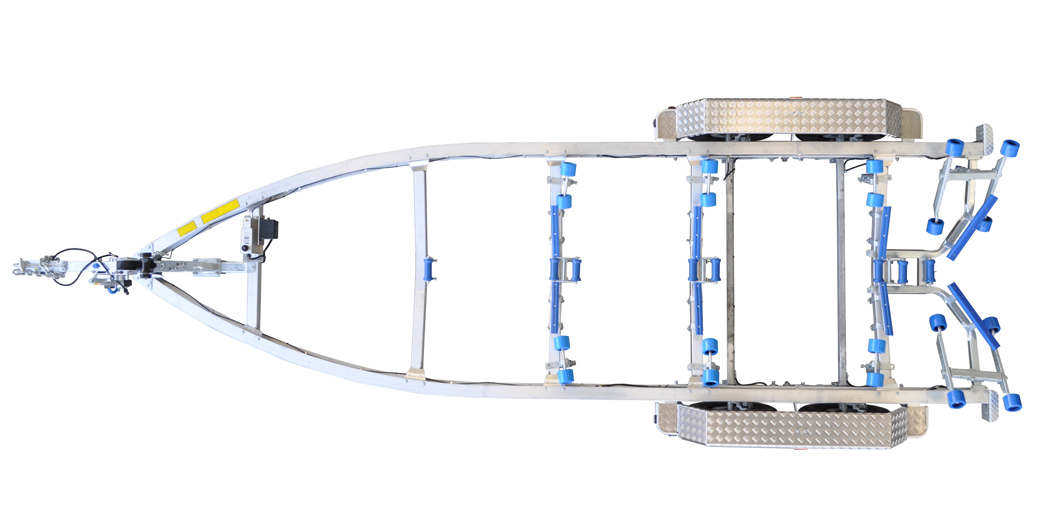 7.6m Tandem Roller Braked